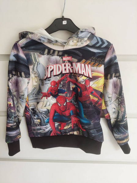 Spiderman Hoodie grau